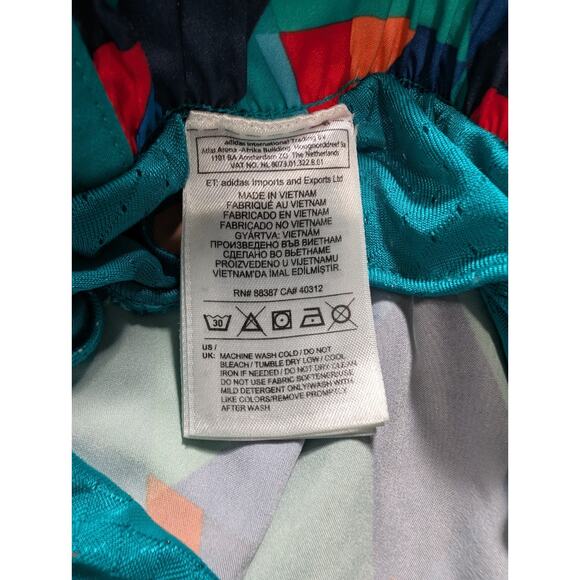 Adidas Athletic Running Shorts Lined Colorful Size Medium - Picture 5 of 5